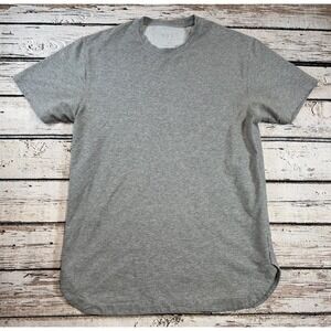 BYLT shirt Mens  Large Gray‎ Tee Premium Basics Crew Short Sleeve Casual